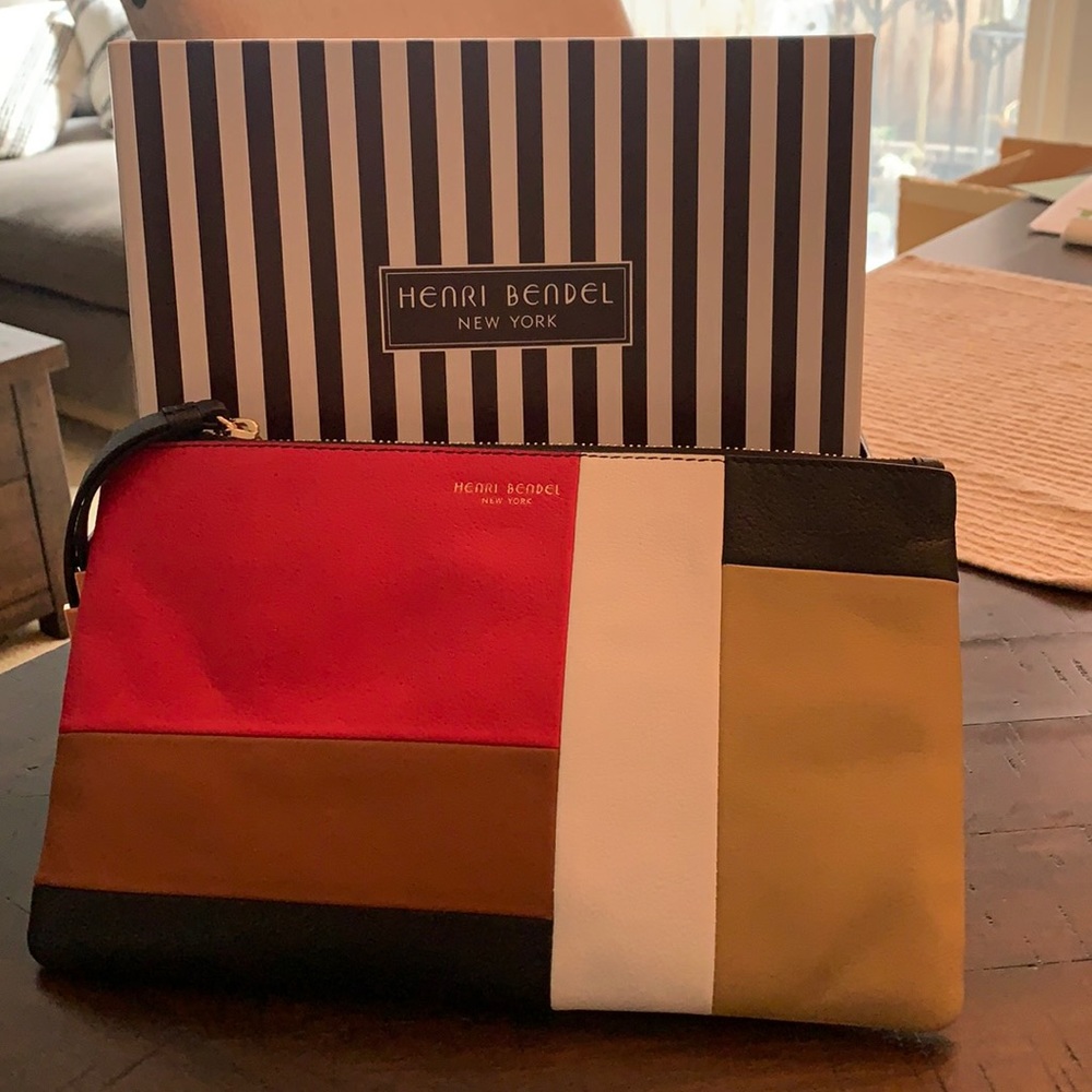 Henri Bendel Zippered Clutch